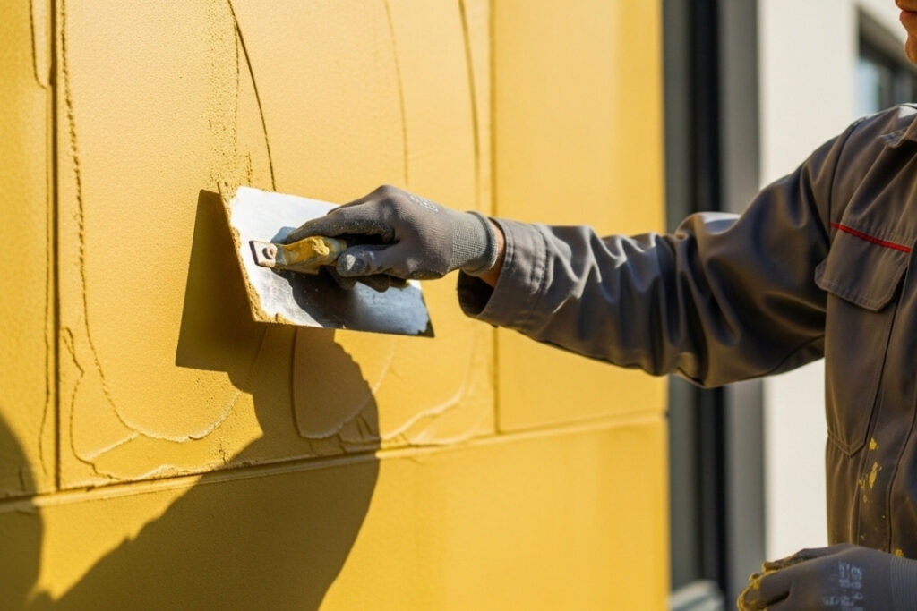 Aplicação de Textura em Parede no Jardim Avelino