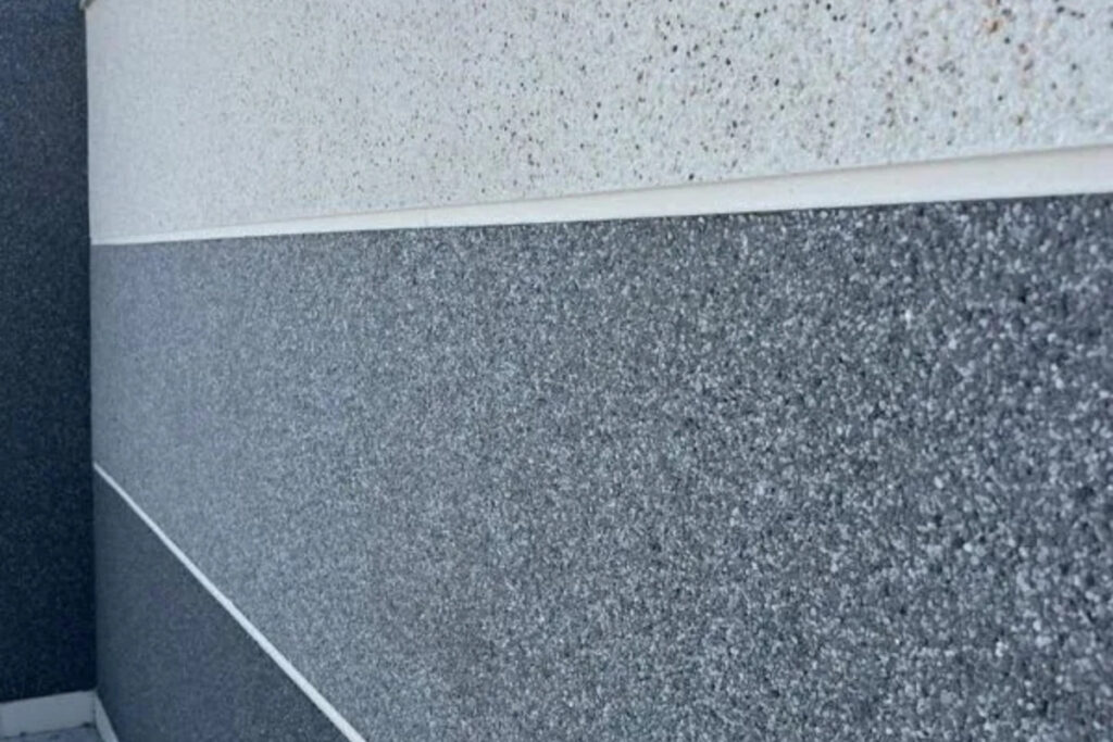 Muro com Pedras naturais, mais um trabalho realizado na Aricanduva pela Big Texturas