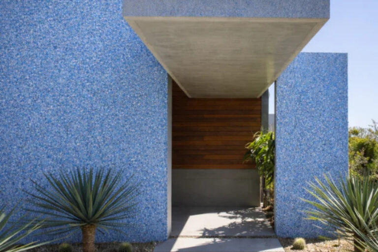 Parede com Quartzo aplicado pela Big Texturas na Aricanduva